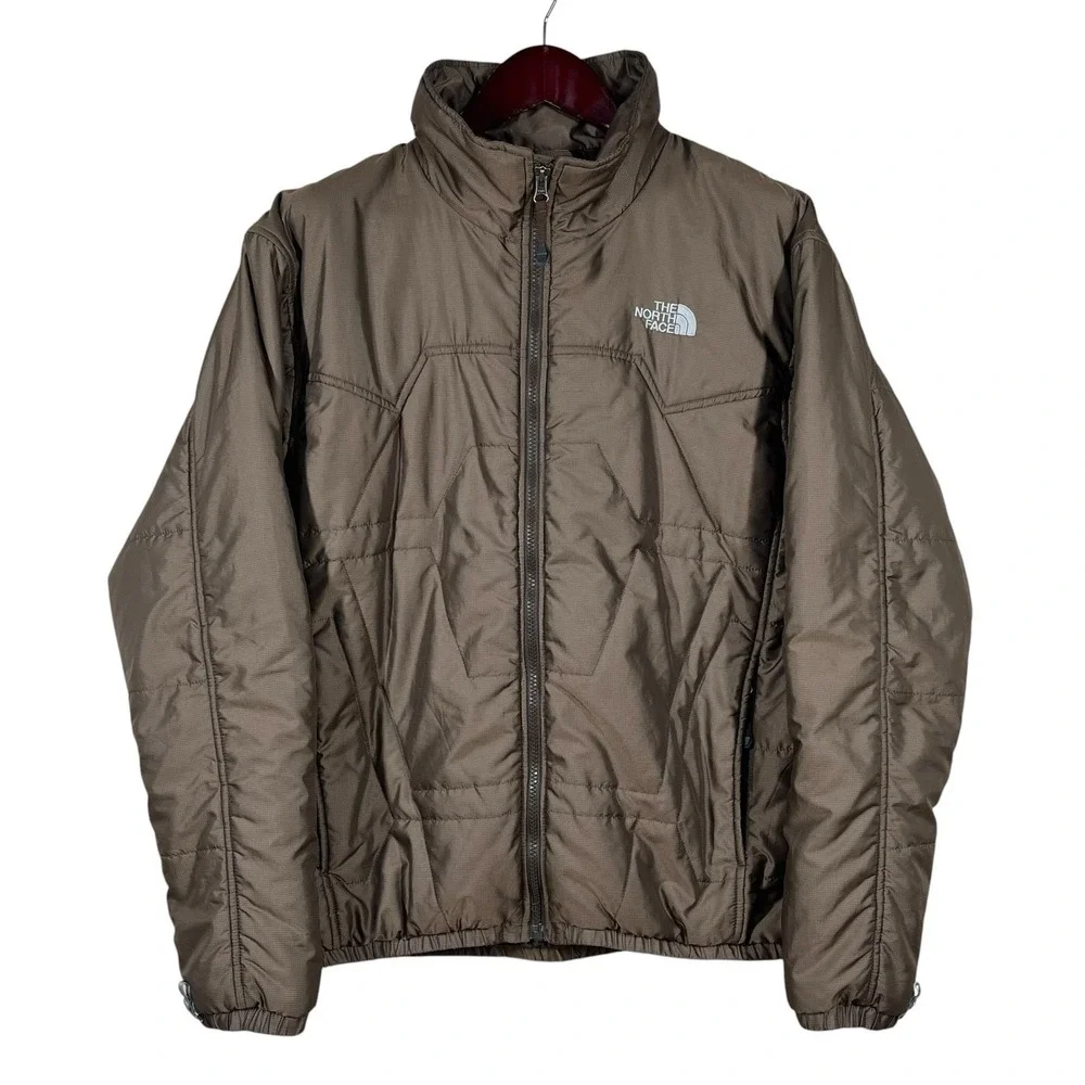 The North Face 2006 Prodigy Inner Layer Puffer Jacket Mens L Brown Lightweight
